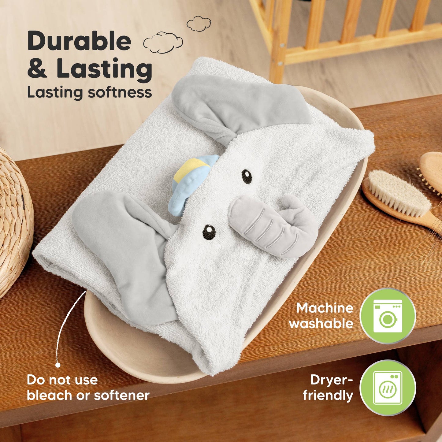 Playpals Hooded Baby Towels