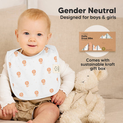 8-Pack Hallo Drool Bibs Wilderness