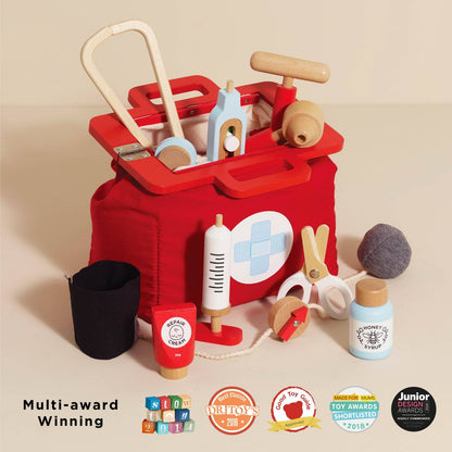 Vinatge Doctor Roleplay Wooden Kit