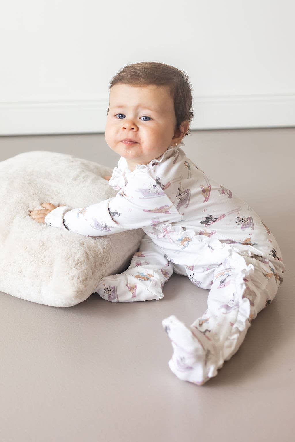 Ski Pups Pima Baby Onesies
