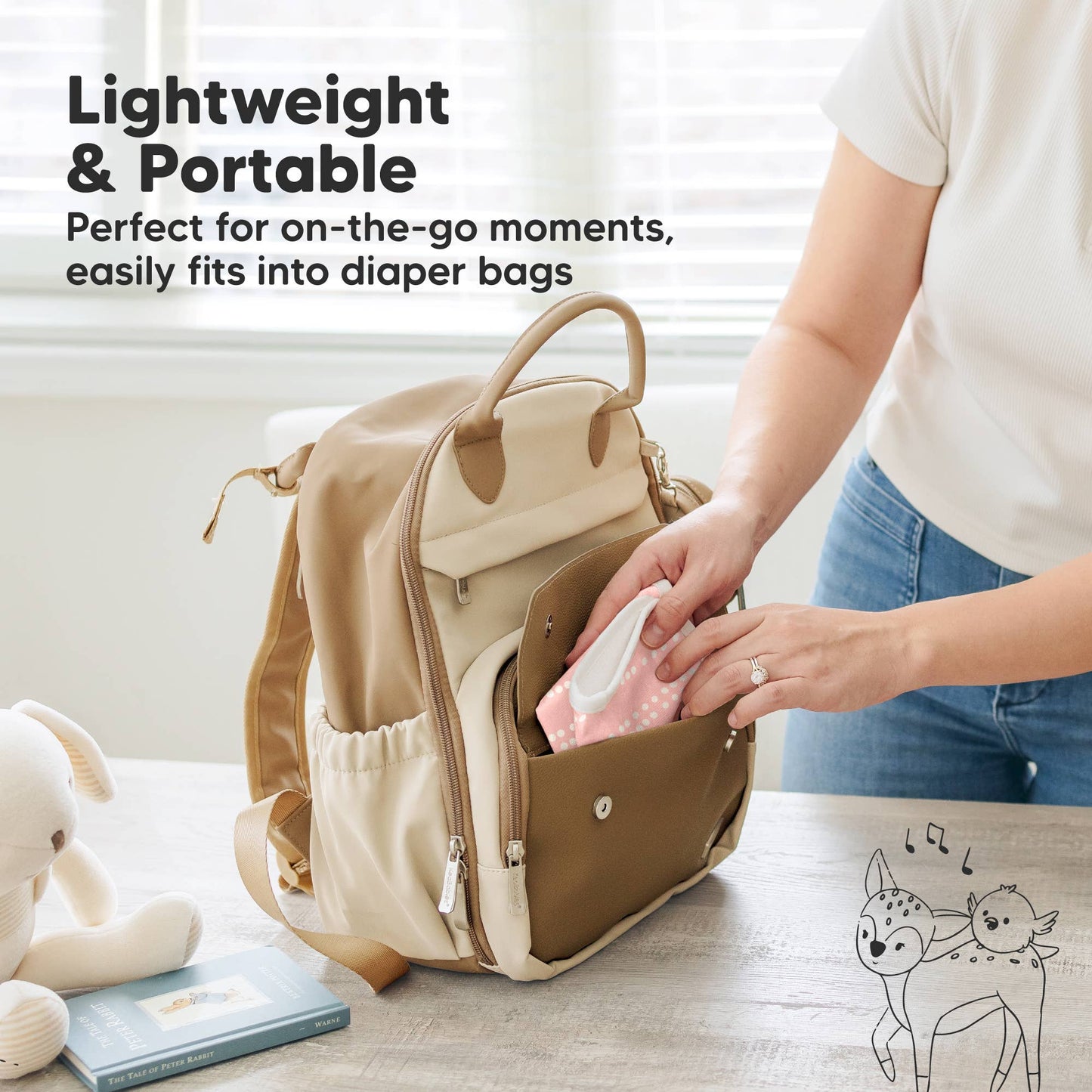 6-Pack Organic Cami Baby Washcloths