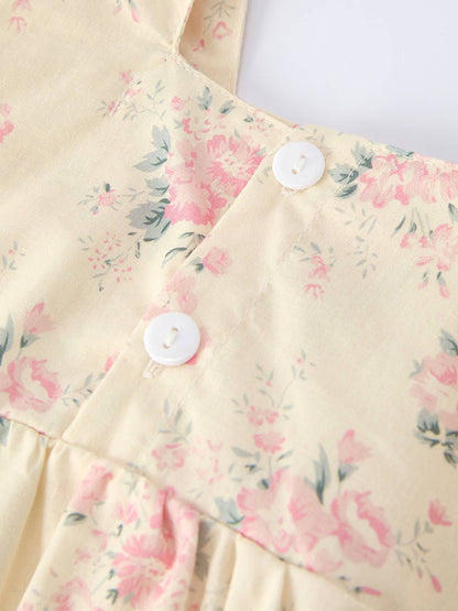 Lace Bow Baby Girls Romper Match Headband