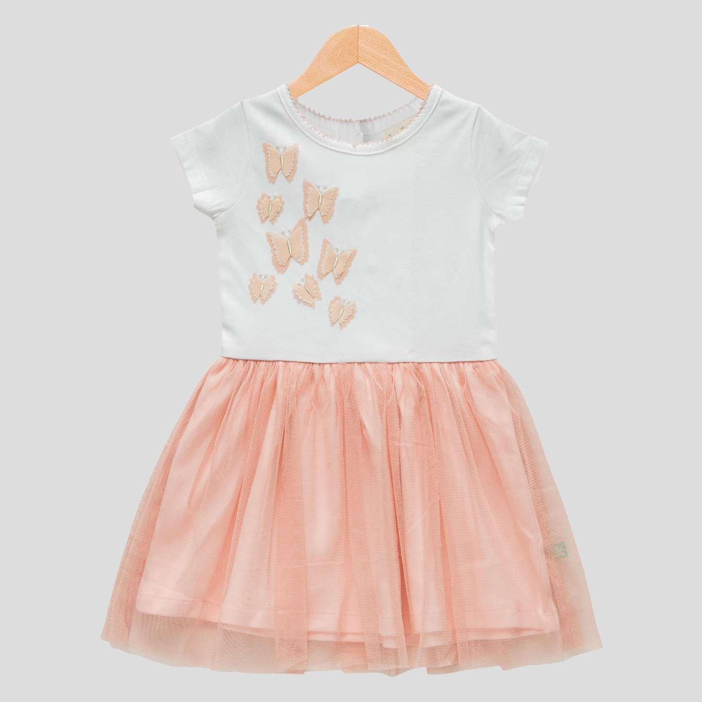 Butterfly Tulle Flair Dress