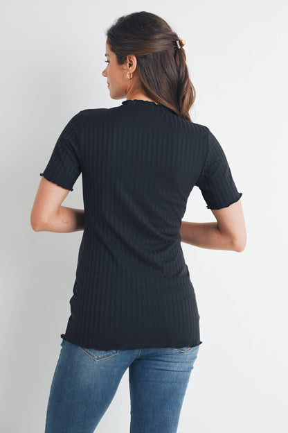 Ribbed Maternity T-Shirt