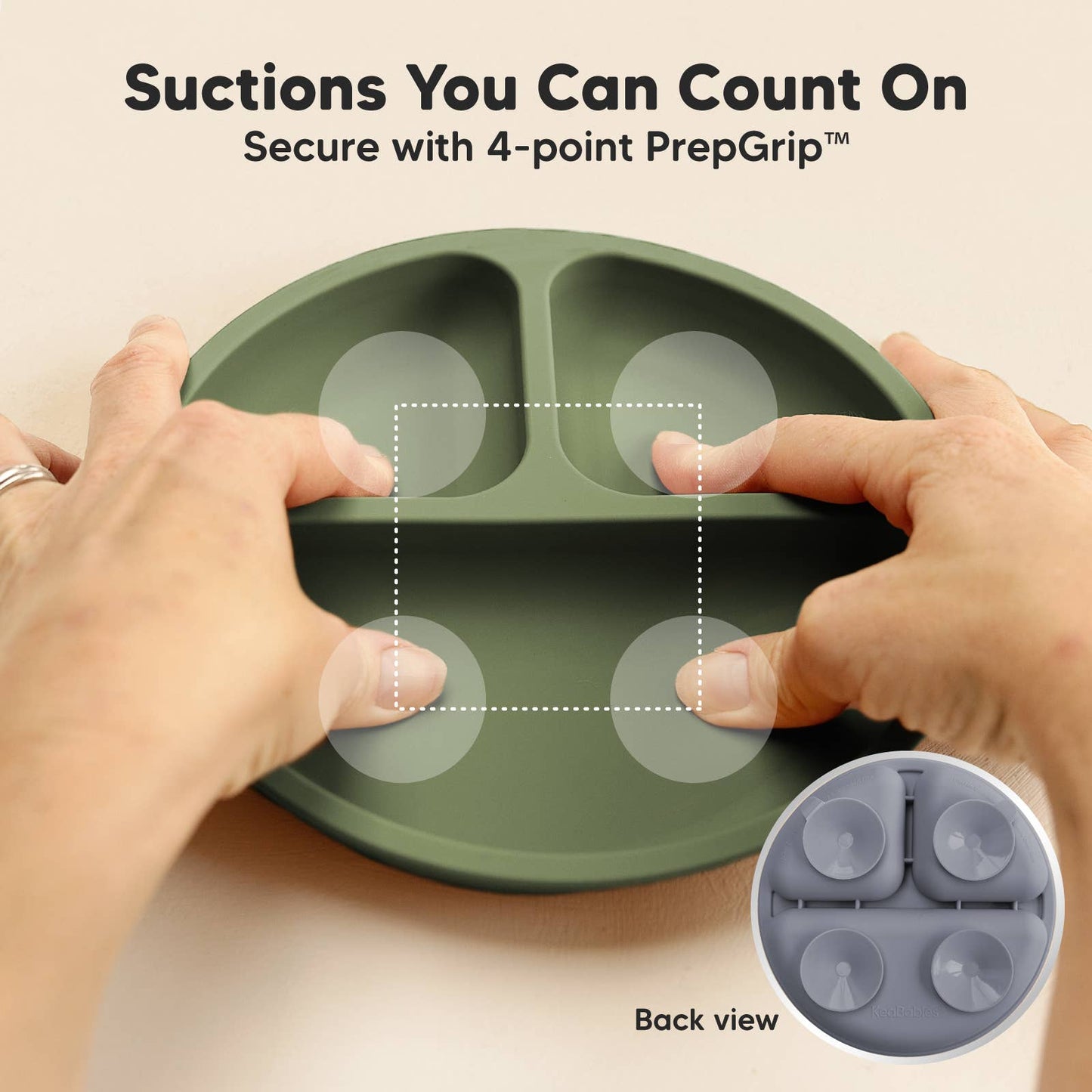 3-Pack Prep Suction Plates