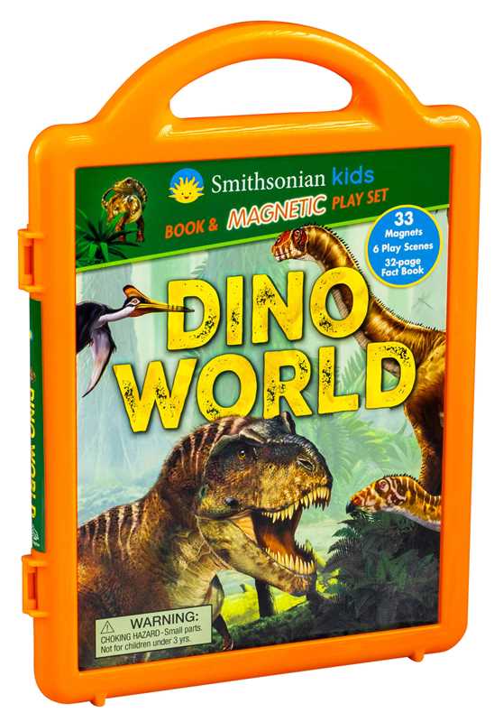 DinoWorld Book and Magnetic Play Set