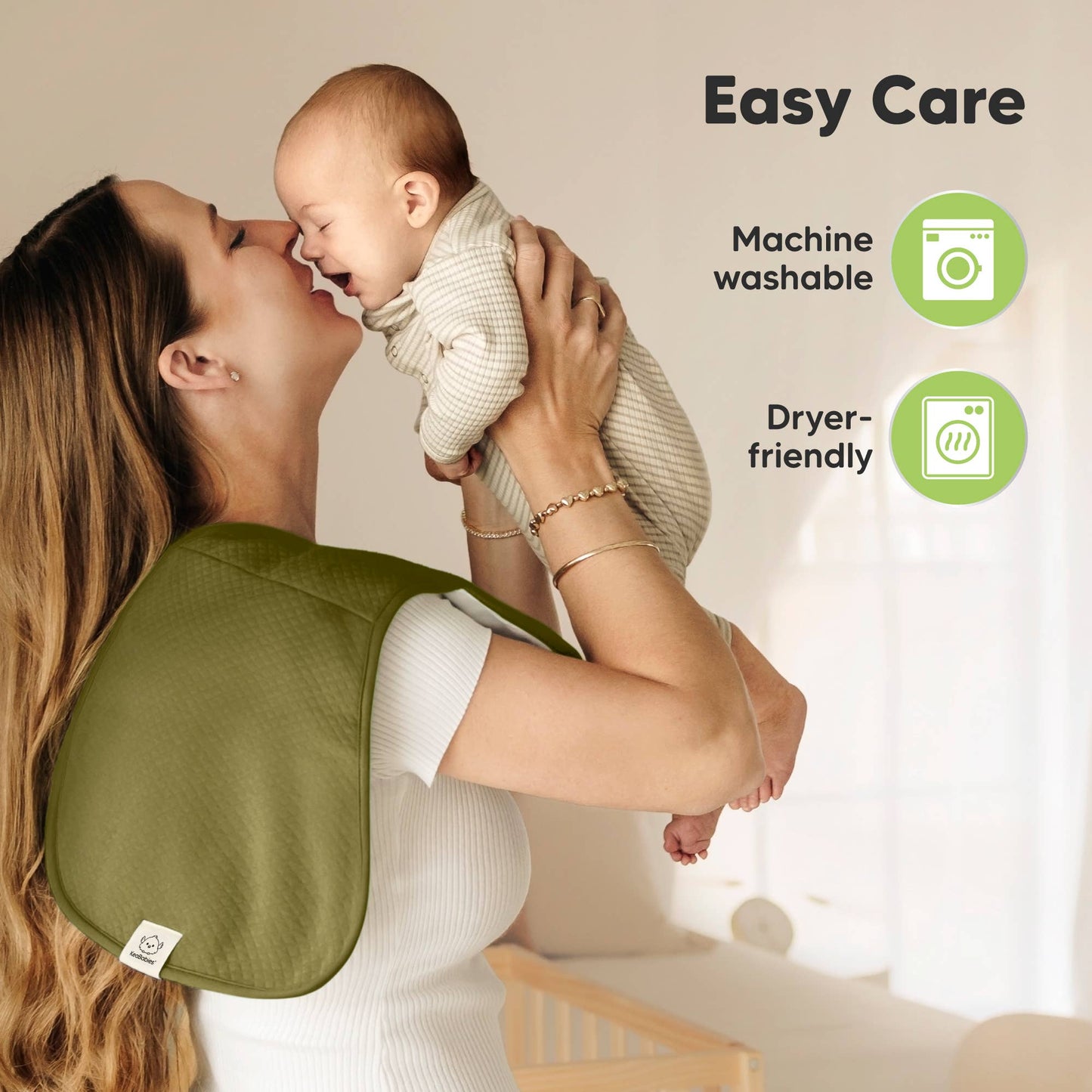 5-Pack Quin Baby Burp Cloths