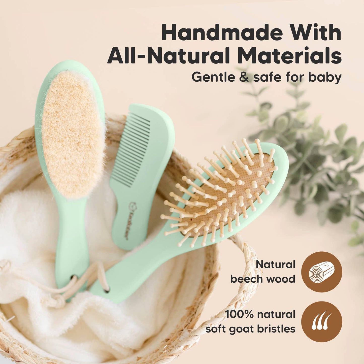 Baby Hair Brush & Comb Set