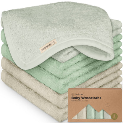 6-Pack Baby Wash Cloths