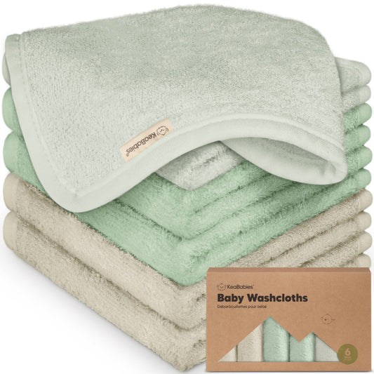 6-Pack Baby Wash Cloths