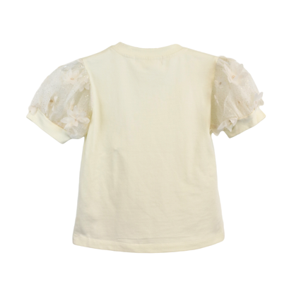 Floral Puff Sleeves Tee