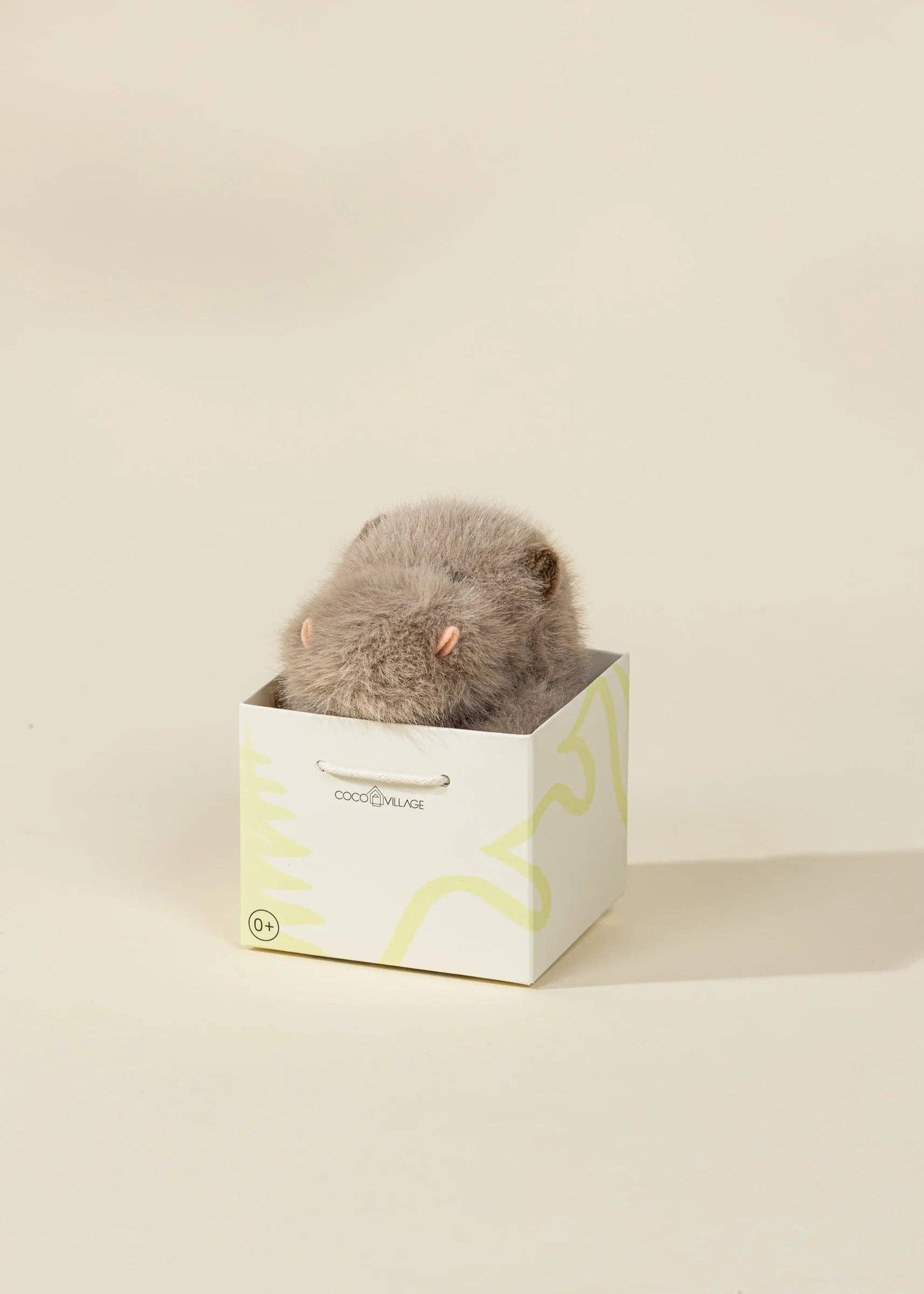 Mini Gift Plush Toy - Grey Hippopotamus