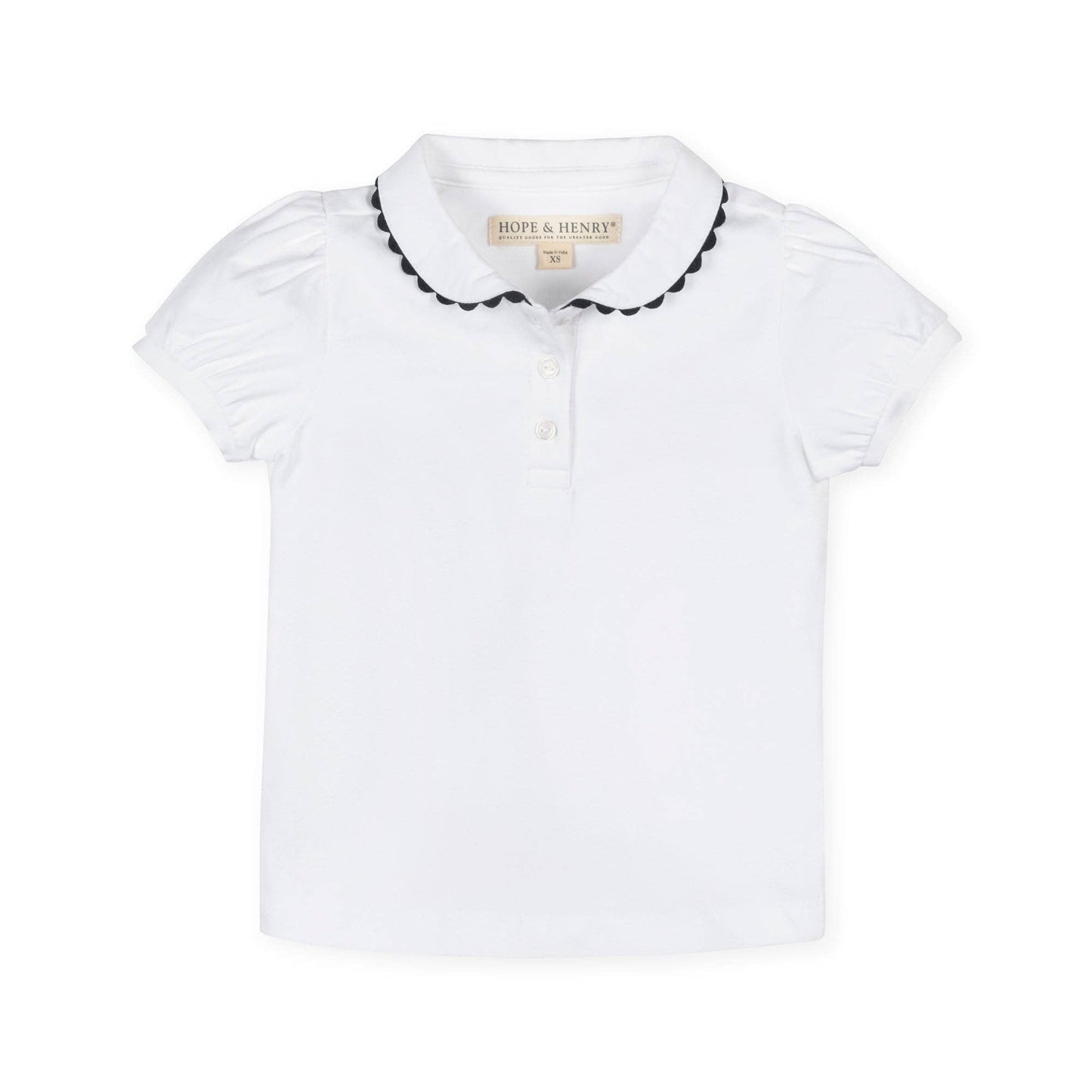 Organic Puff Sleeve Polo