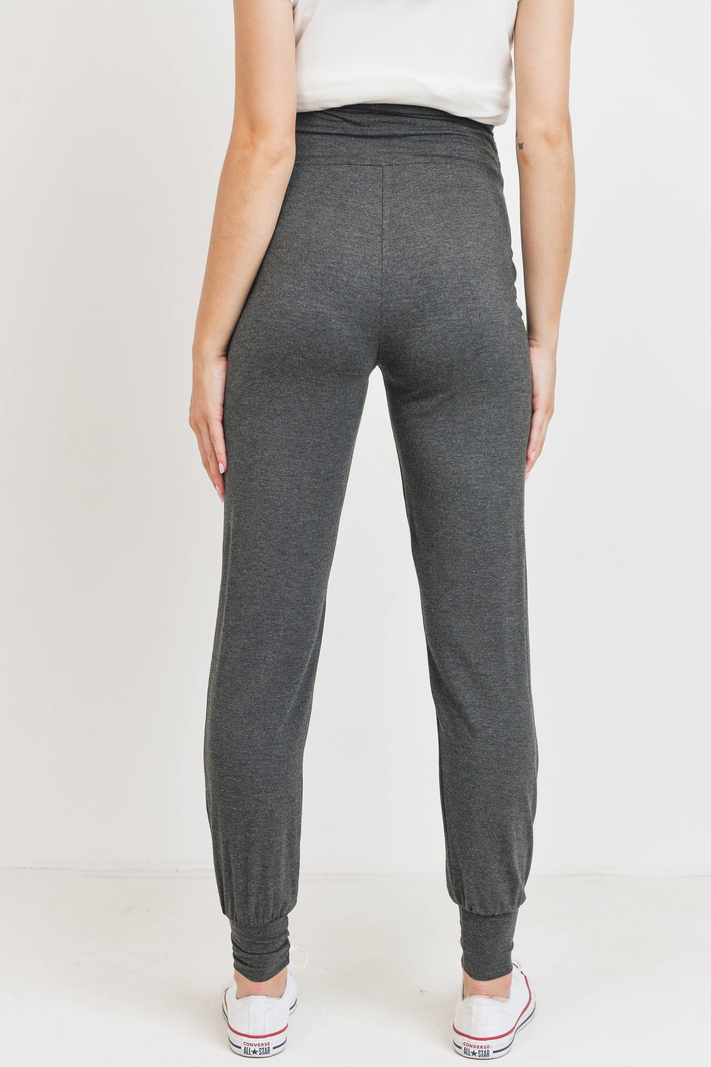 Full Panel Maternity Knit Jogger Pants