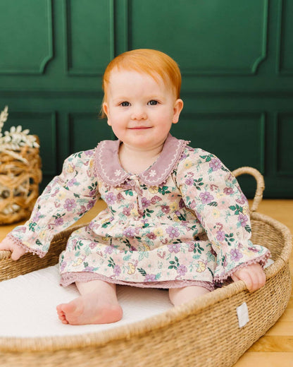 Floral Dress & Bloomer Set