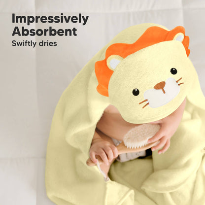 KeaBabies Cuddle Baby Hooded Towel