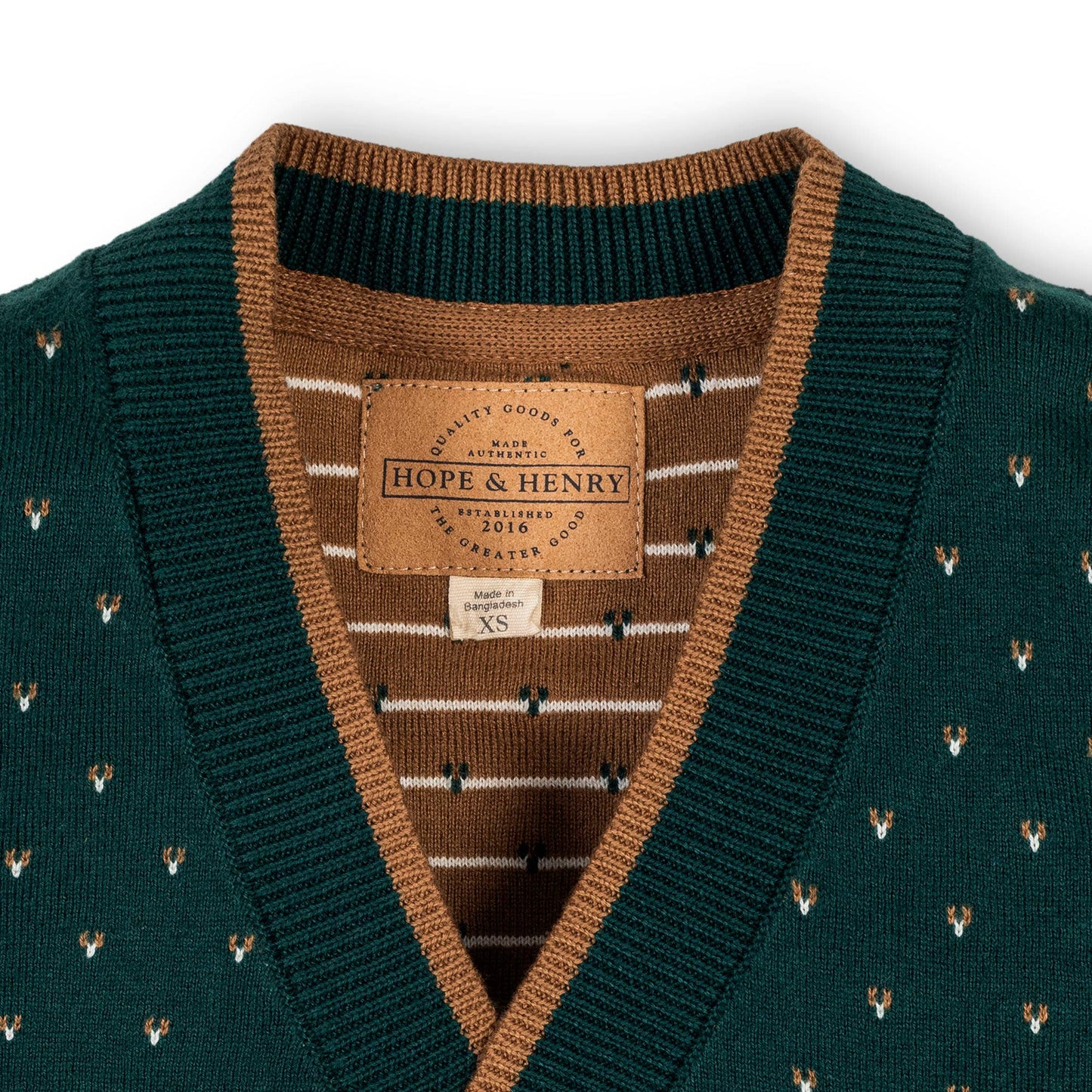 Holiday Tipped Cardigan