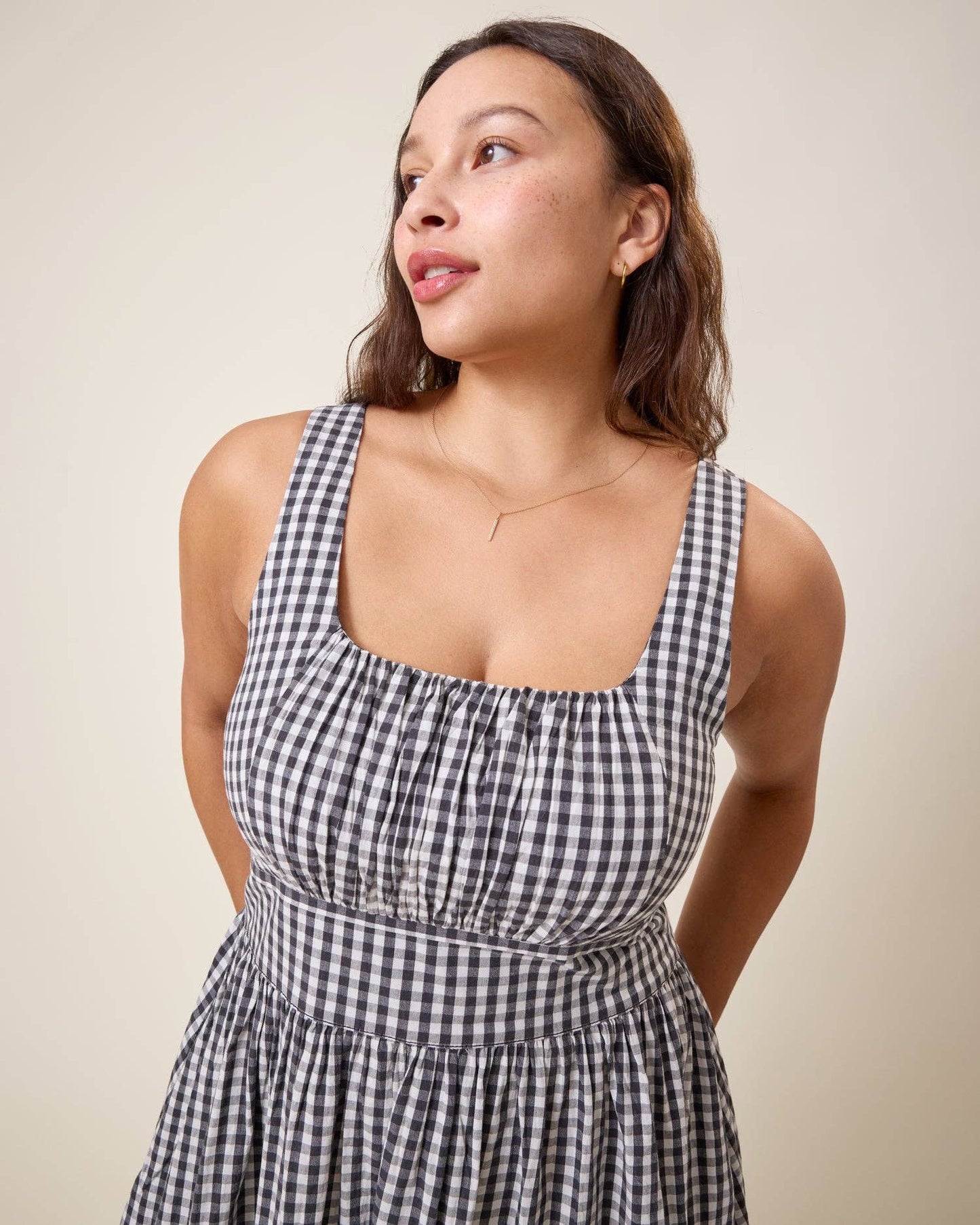 Gracie Poplin Nursing Midi Dress