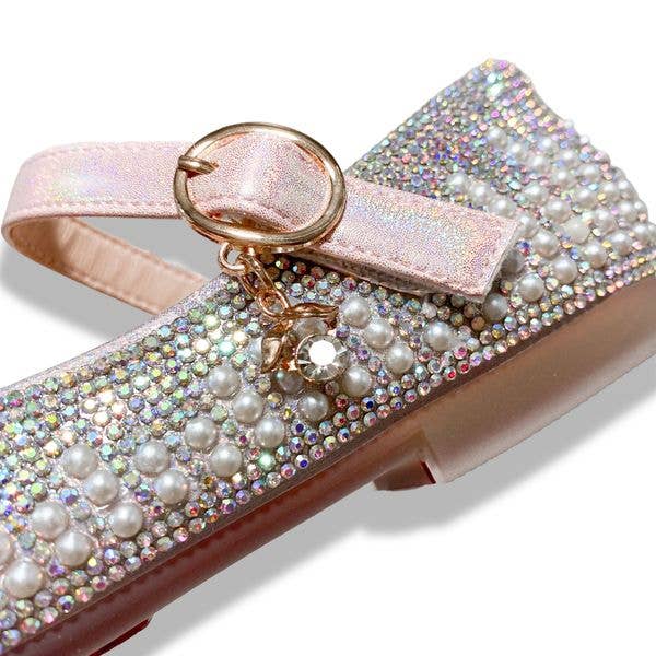Pearl Bowtie Flat Shoes