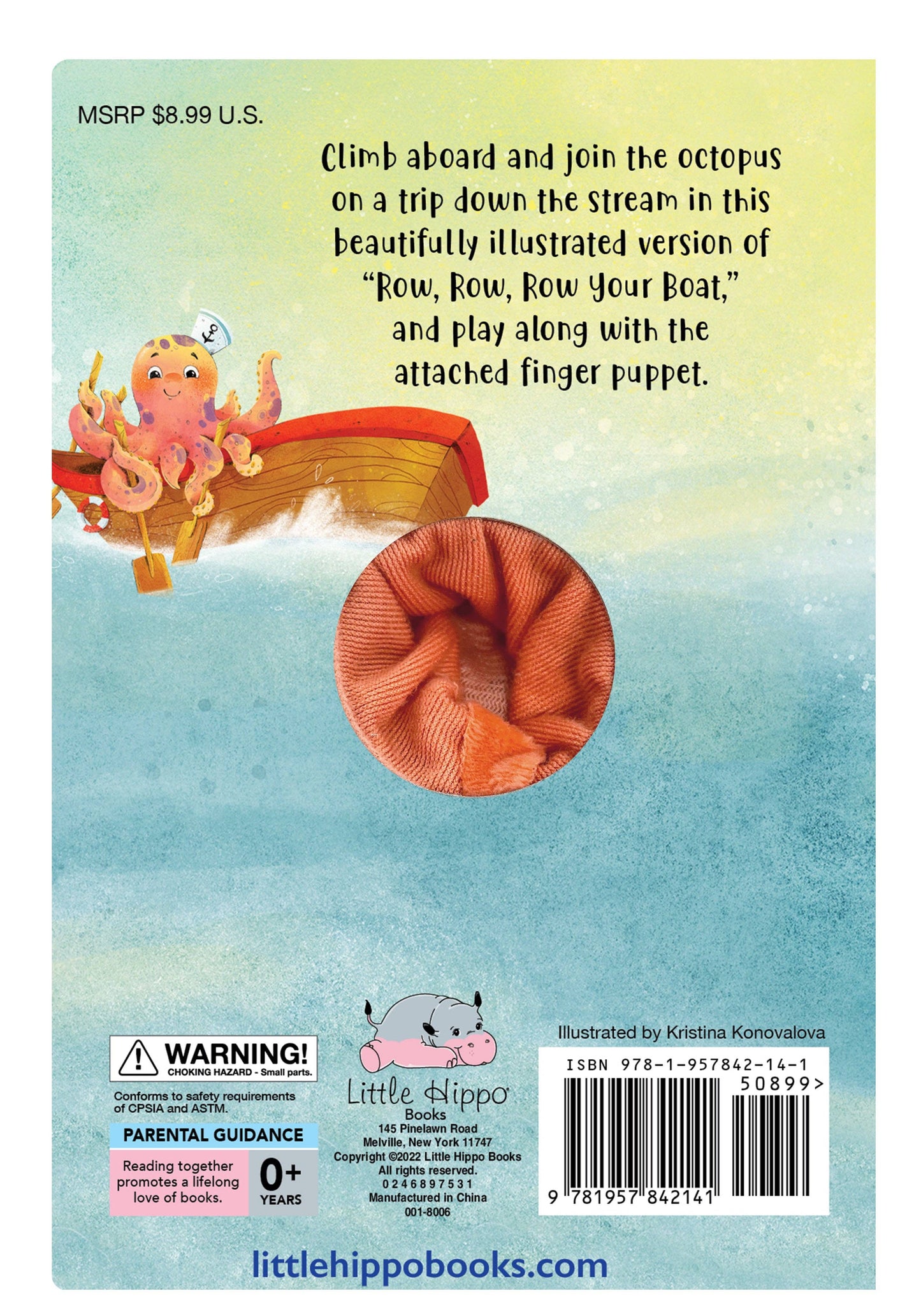 Row, Row, Row Your Boat - Finger Puppet Book