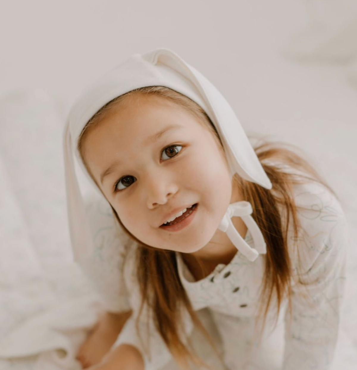 Baby kid organic Hat Bonnet with Ears