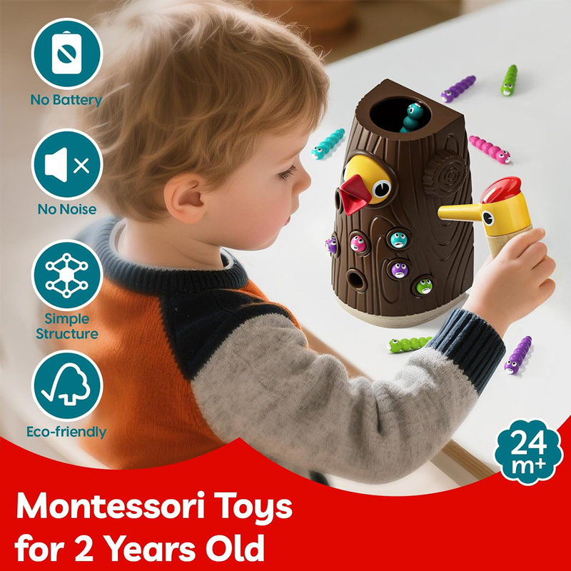 Topbright! Magnetic Bird Feeding Games
