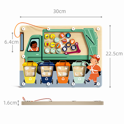 Topbright! Waste Sorter Magnetic Maze Board
