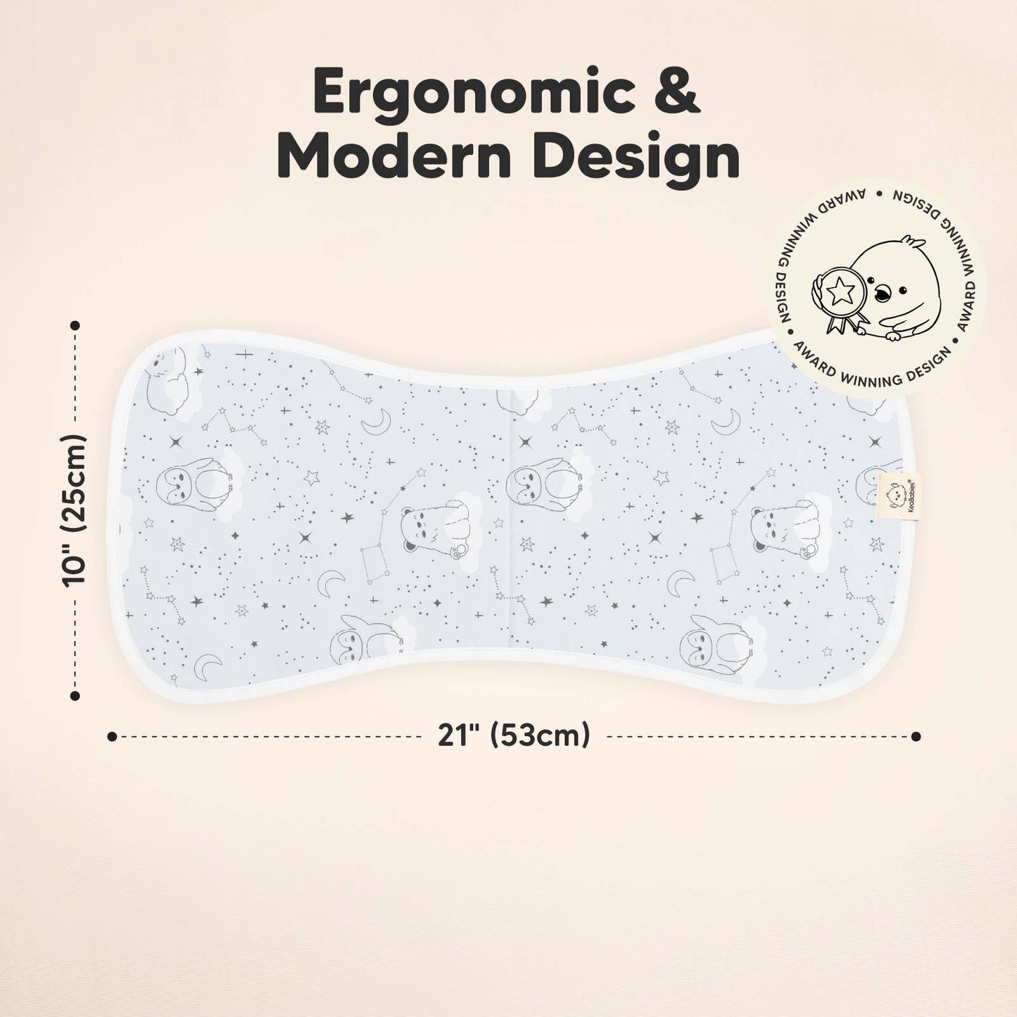 Constellation 5-Pack Burp Cloths