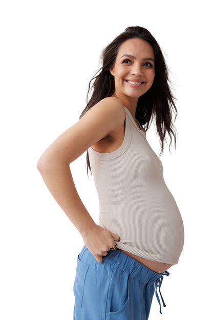 Maternity Seamless Rib Tank