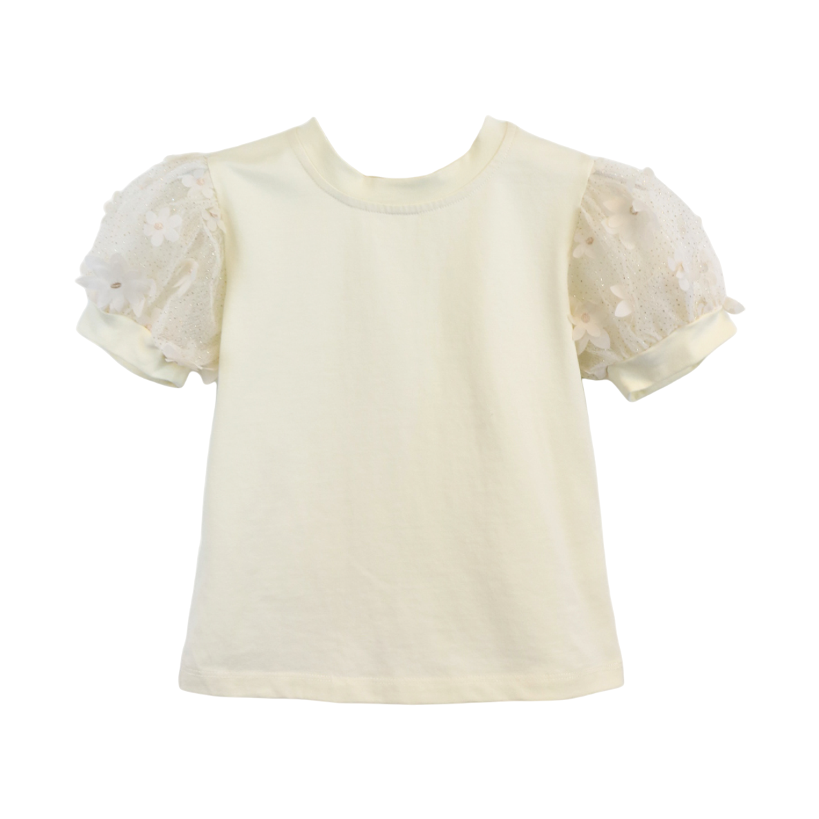 Floral Puff Sleeves Tee