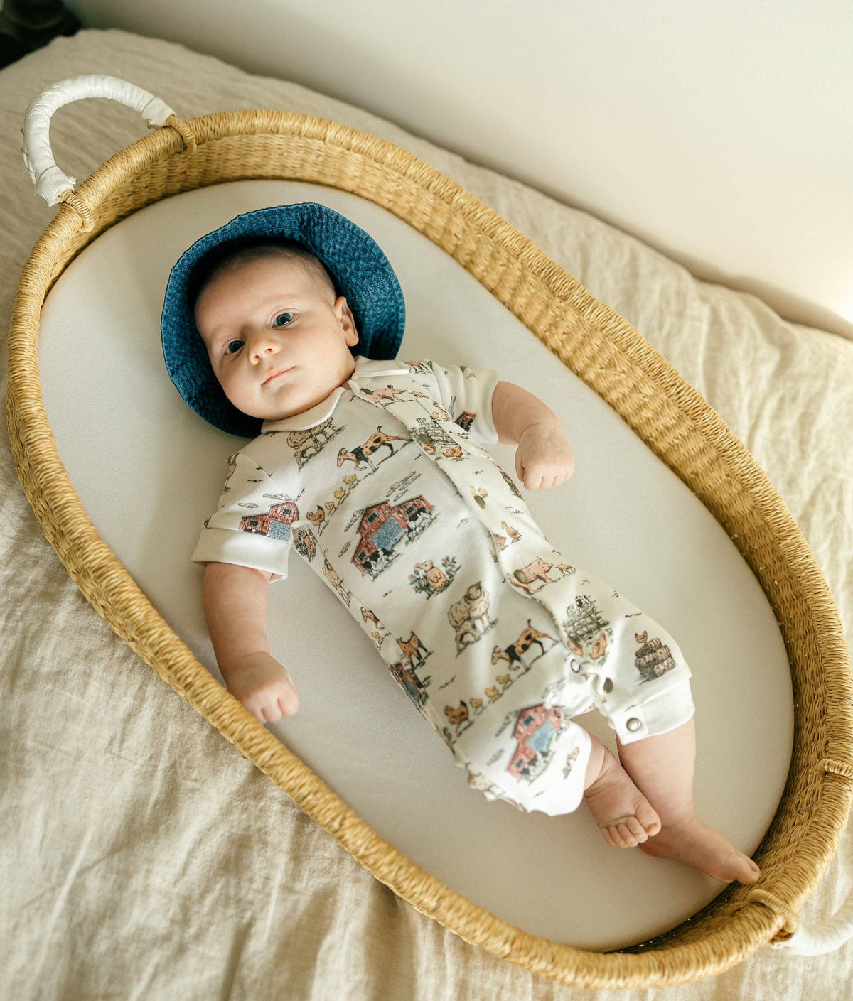 Farm Friends Organic Romper