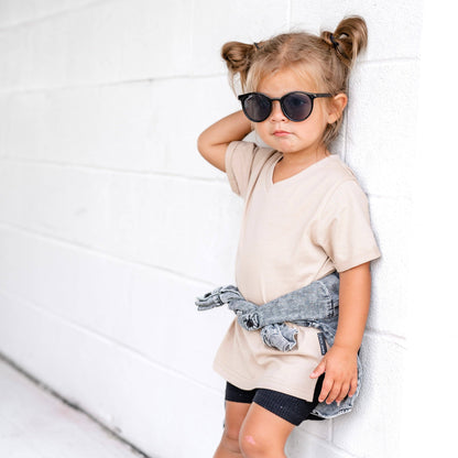 Tan V-Neck Tee
