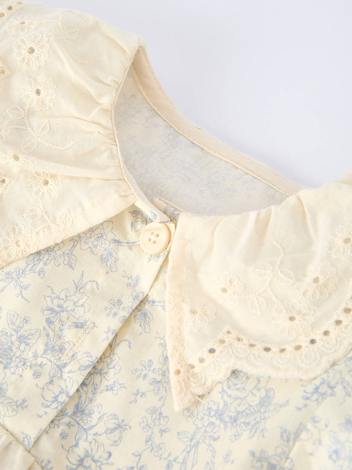 Baby Girl Romper – Vintage Floral Lace Outfit