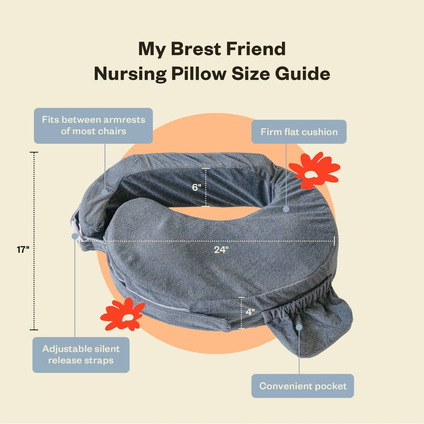 My Brest Friend Deluxe Nursing Pillow