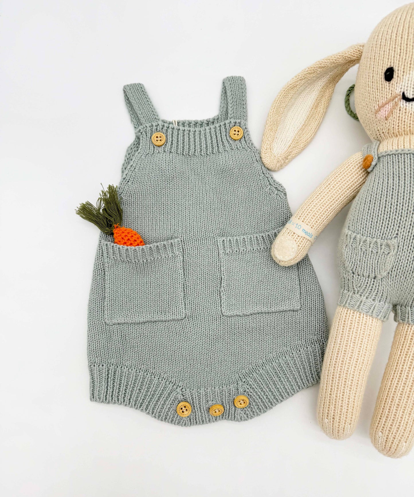 Henry Dusty Blue Romper