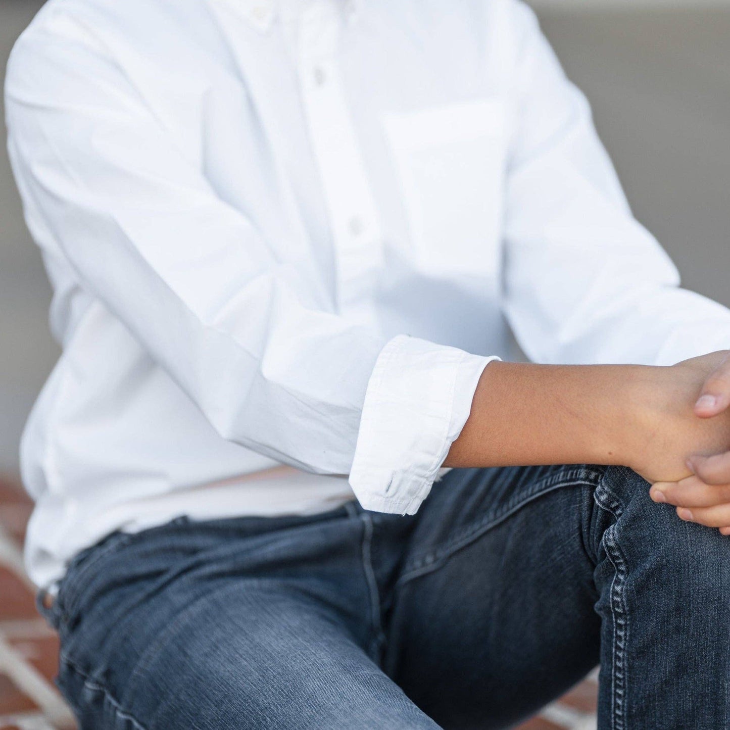 Poplin Button Down Shirt