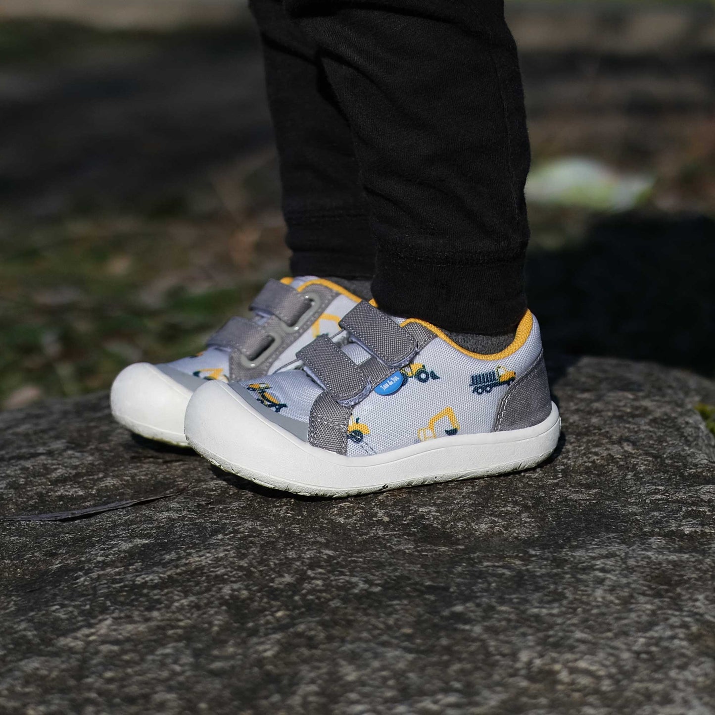 Grey Construction Toddler Sneakers
