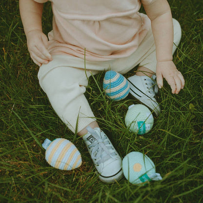 Easter Egg Plush Toy – Soft, Handmade, and Plastic-Free