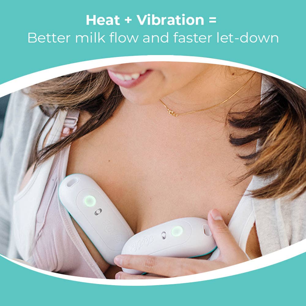 LaVie 2-in-1 Warming Lactation Massager, Heat and Vibration