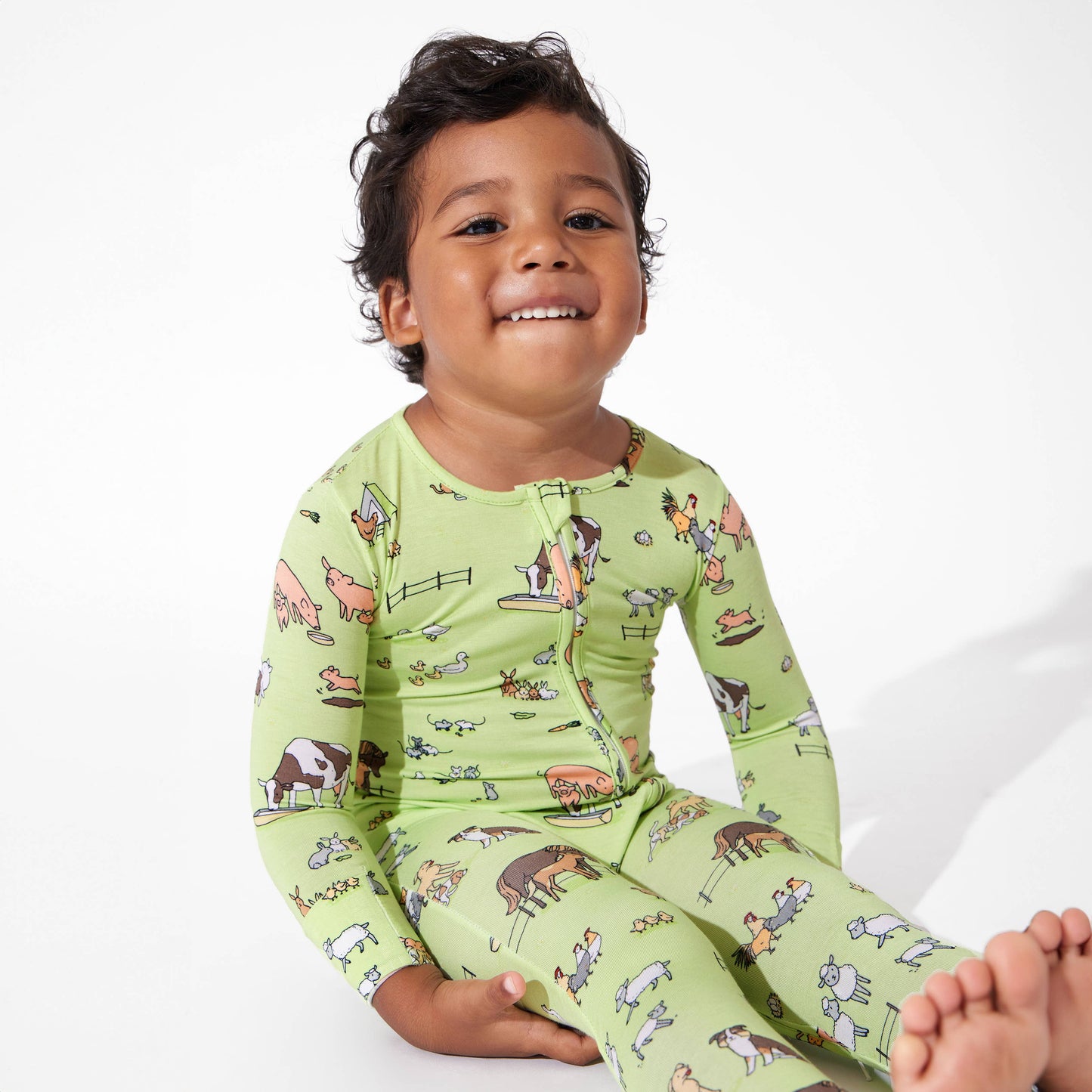 Farm Animals Convertible Footie