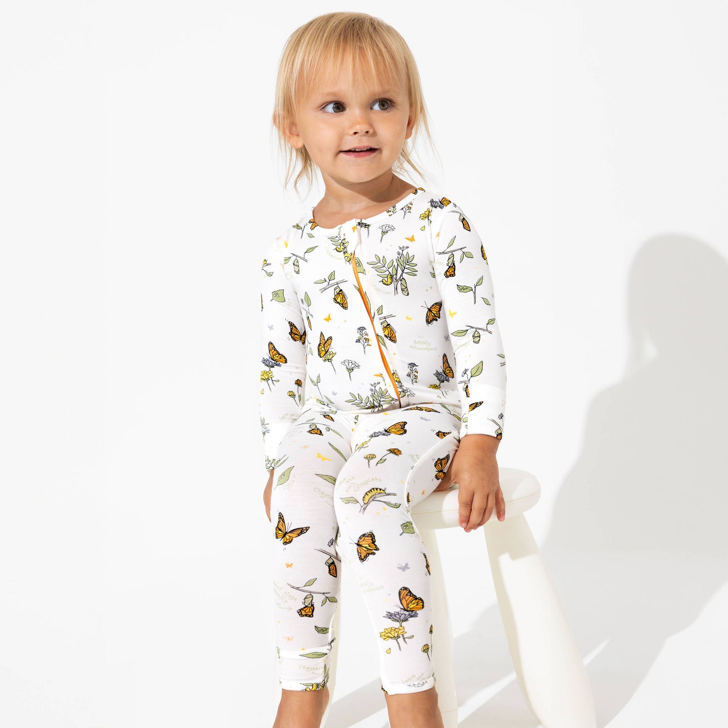 Monarch Butterfly Convertible Footie