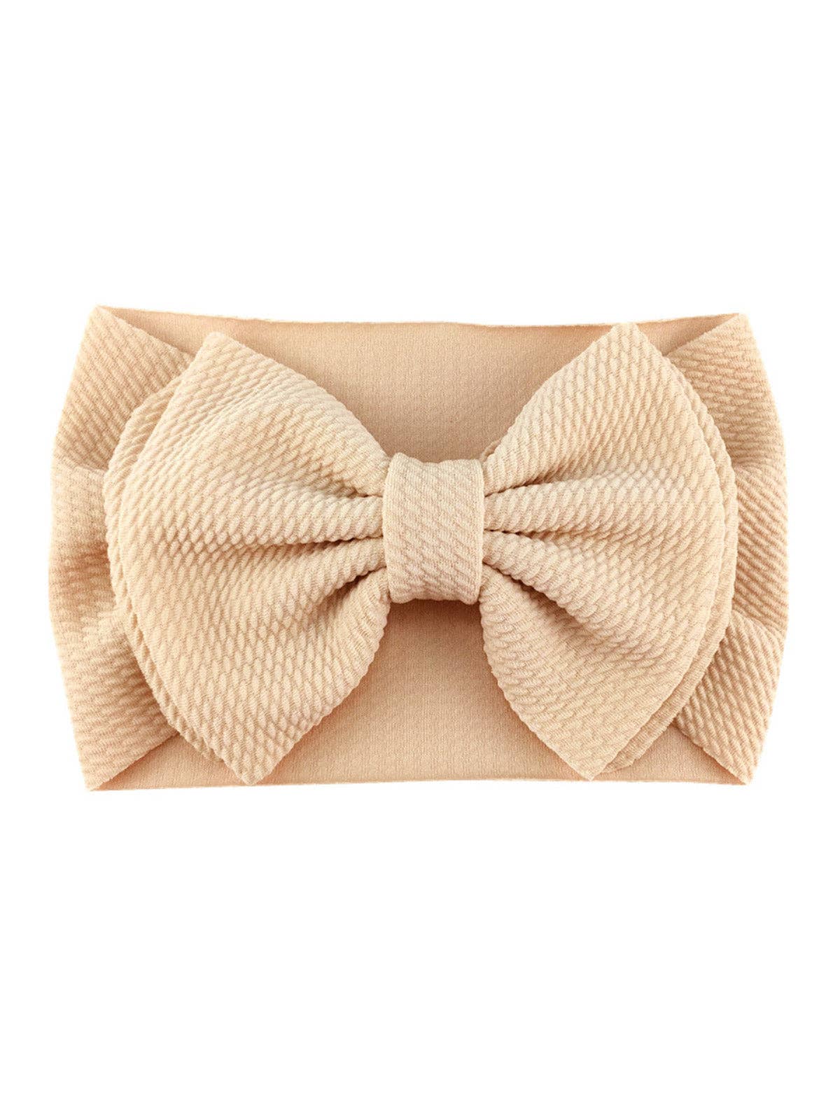 Beige BIG Bow