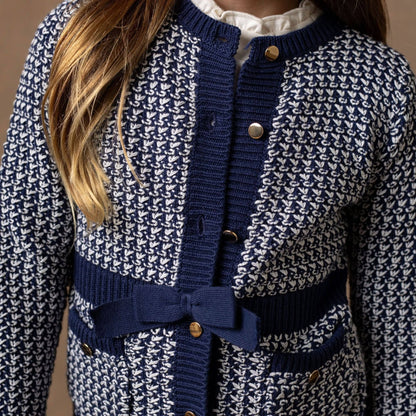 Organic Tweed Cardigan