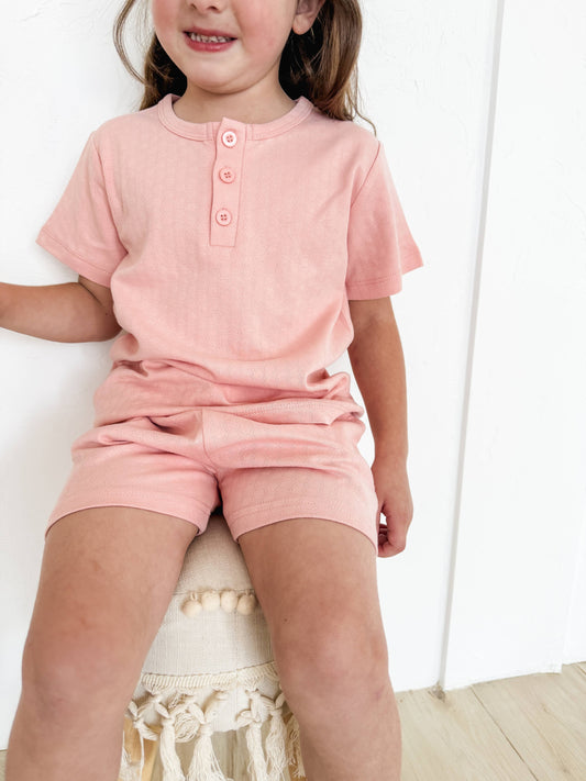 Organic Cotton Shorts & Tee Set