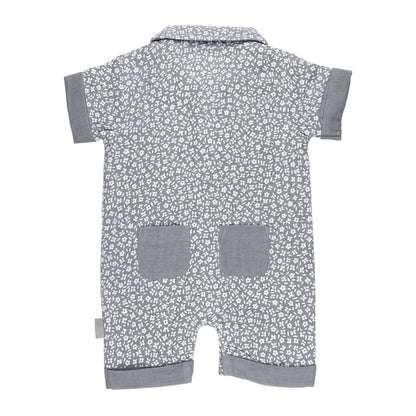 Blueberry Floral Muslin Coverall