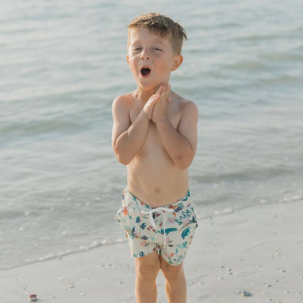 Coral Reef Swim Trunks