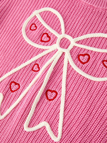 Valentine's Day Bow Sweater
