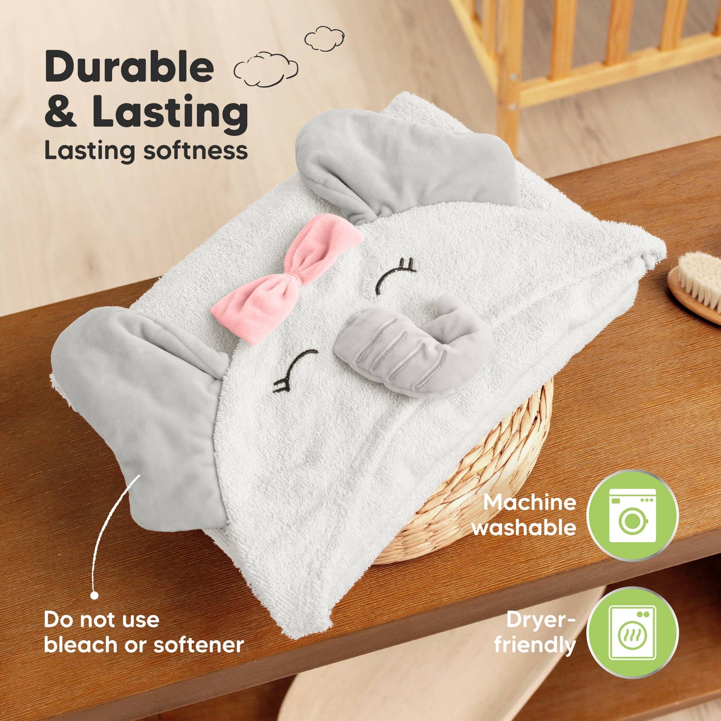 Playpals Hooded Baby Towels