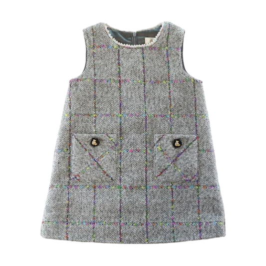 Herringbone Wooly Dress