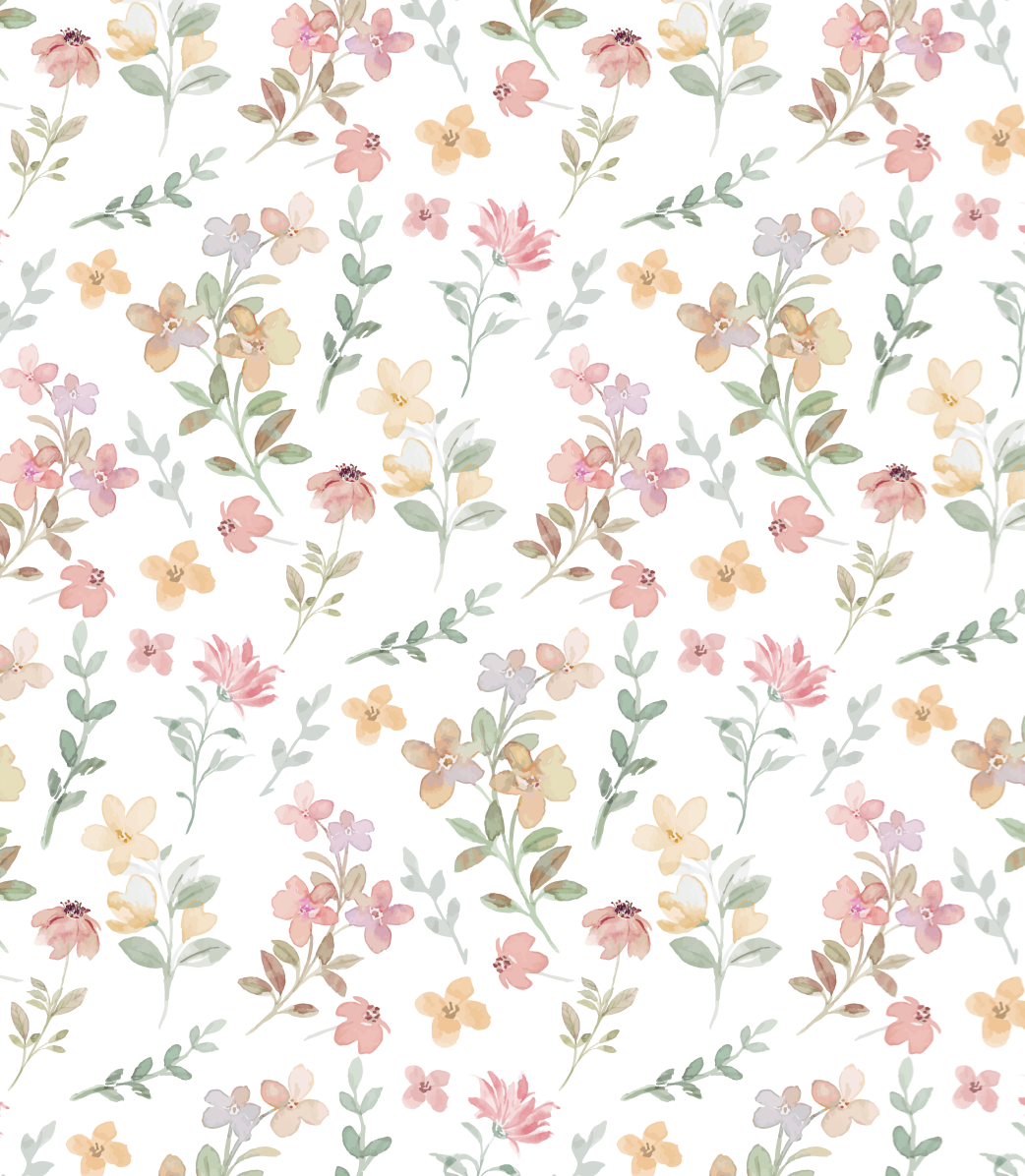 Winter Flowers Pima Baby Onesies
